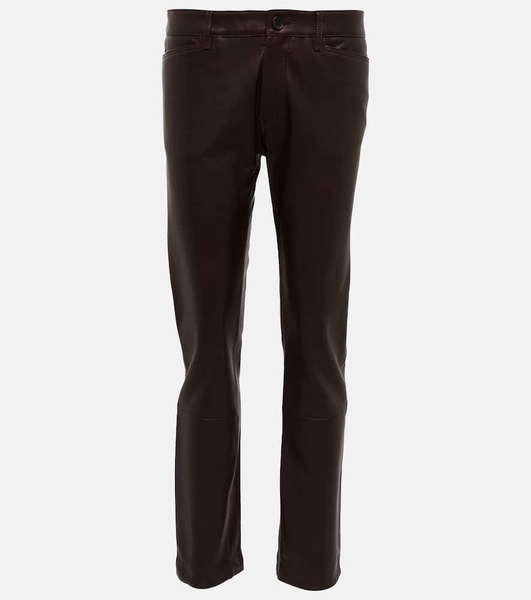 Gonda low-rise leather pants