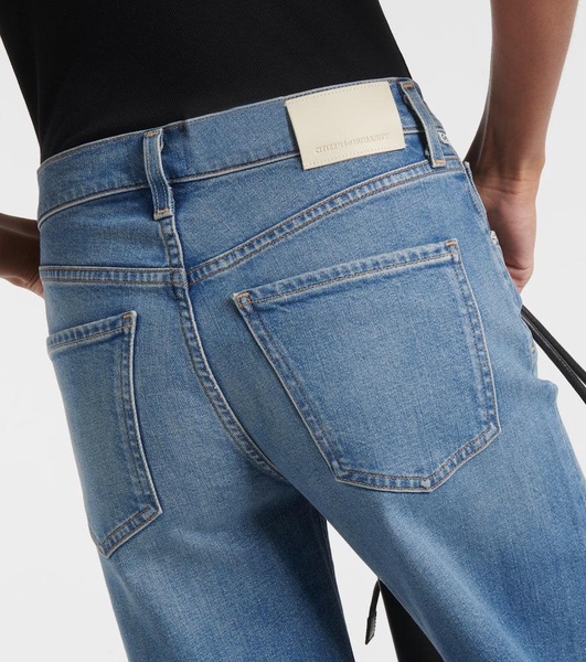 Loli mid-rise wide-leg jeans