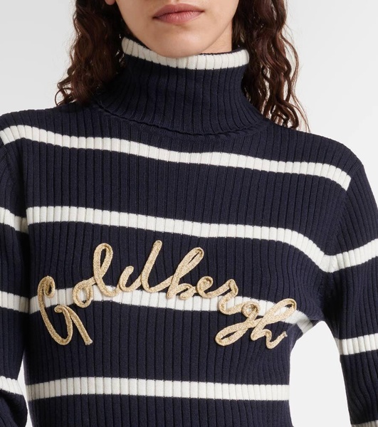 Mimi striped logo sweater