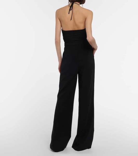 Gala Plisse cutout jumpsuit