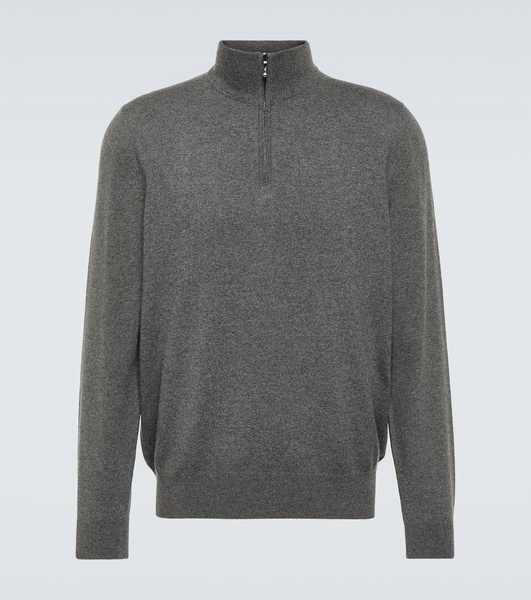 Cashmere half-zip sweater