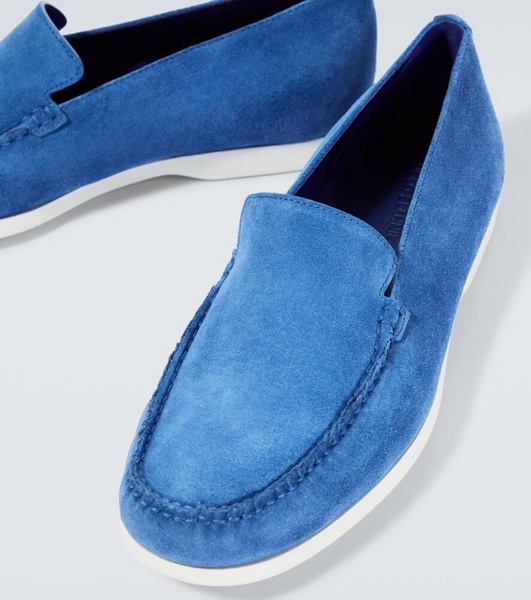 Monaco suede loafers