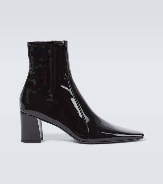 Rainer 75 patent leather ankle boots