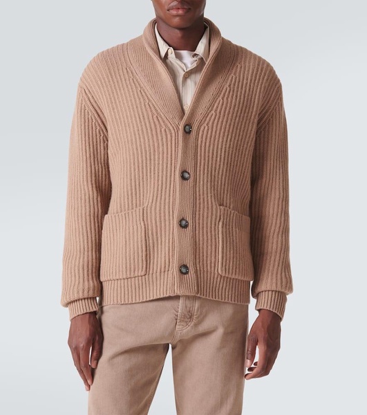 Wool and cashmere cardigan