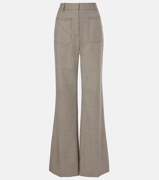 Christophe virgin wool flared pants