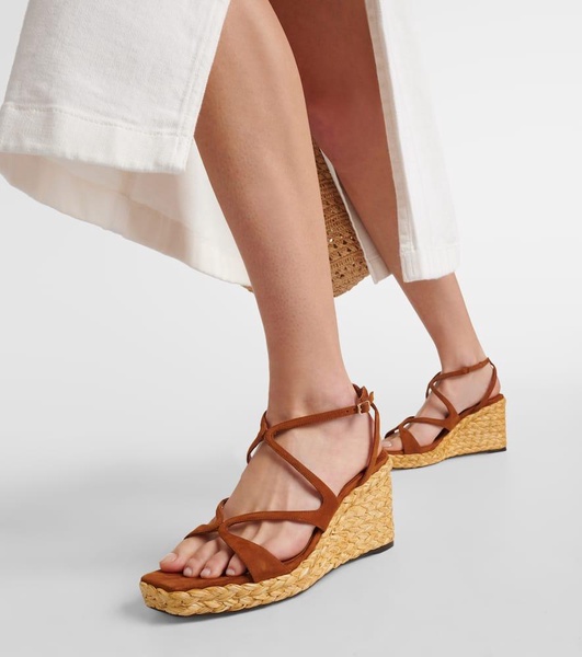 Ayla suede espadrille wedges