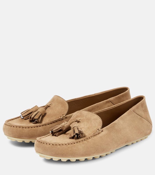 Dot Sole suede moccasins