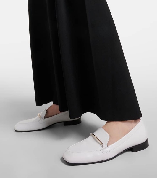 Leather loafers