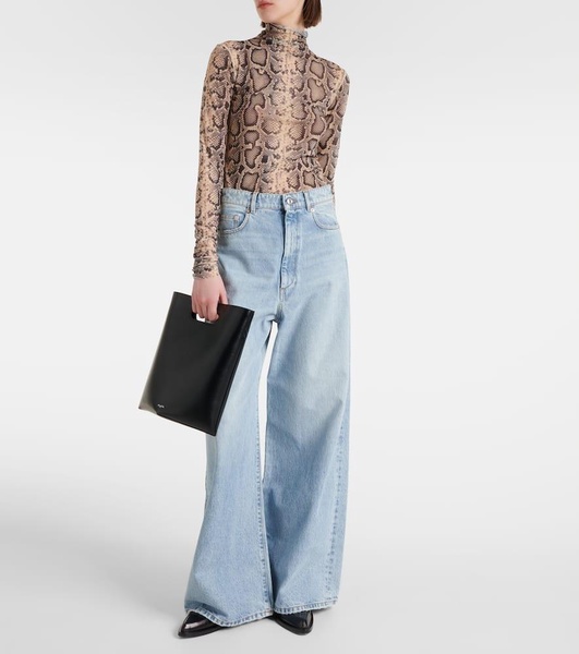 Angri low-rise wide-leg jeans