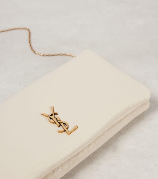 Calypso Mini leather wallet on chain