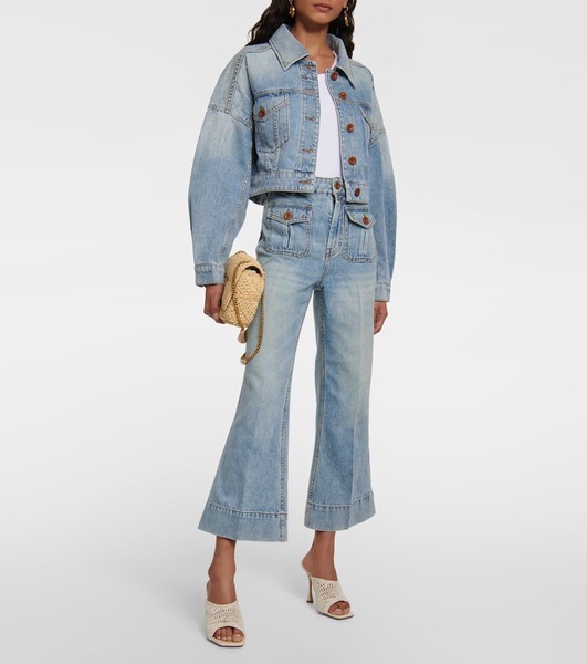 Raie cropped denim jacket