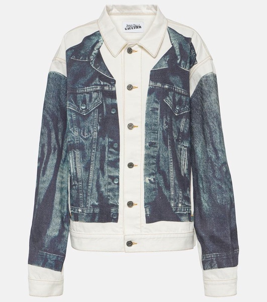 Tattoo denim jacket