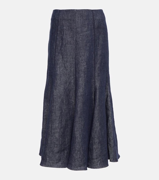 Linen maxi skrit