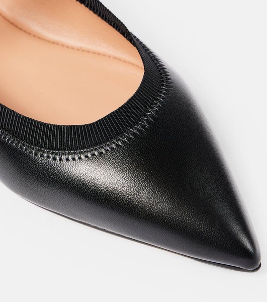 Romy leather Mary Jane flats