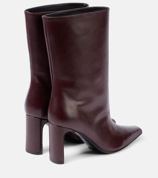 Chic Sophistication leather ankle boots