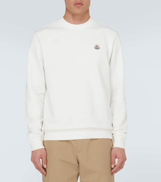 logo-patch long-sleeve sweatshirt 