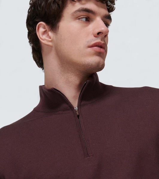 Mezzocollo Balfour cashmere, wool, and silk sweater