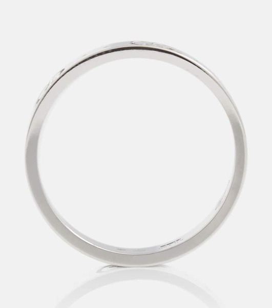 Icon 18kt white gold ring