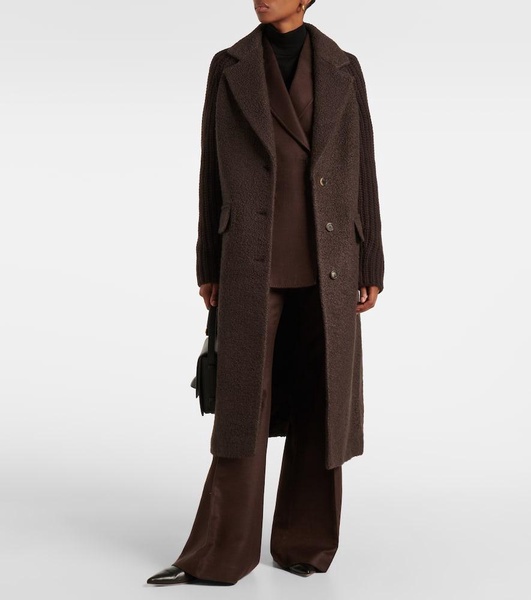 Charles cashmere, wool, and silk coat