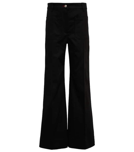 High-rise wide-leg jeans