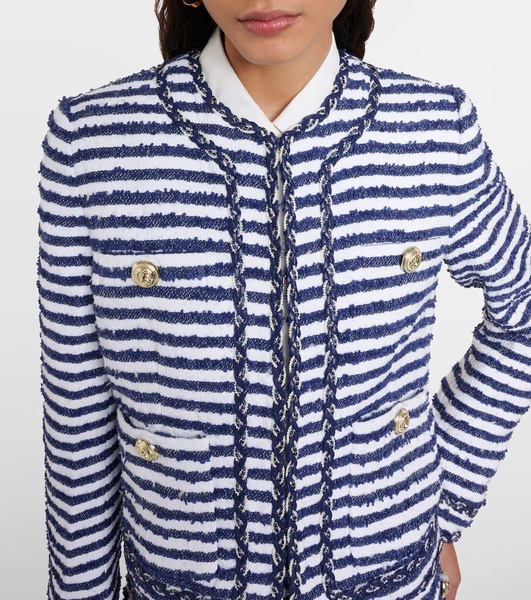 Matteo striped curly jacket