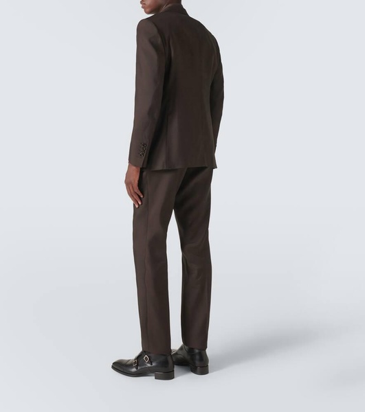 Shelton organza twill suit