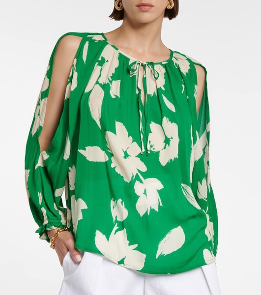 Vikki printed blouse