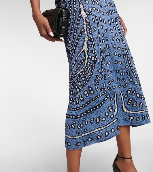 Hannah jacquard knit midi dress