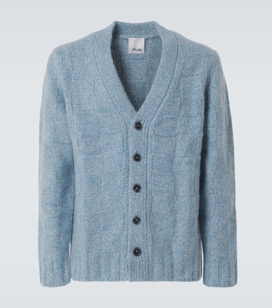 Cashmere and silk cardigan