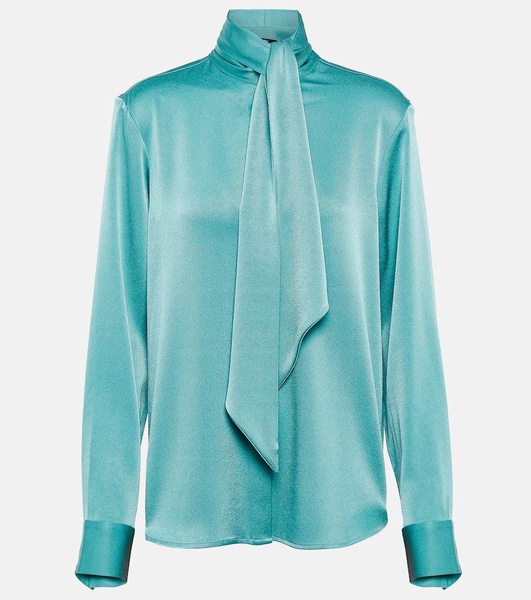 Fallon satin shirt