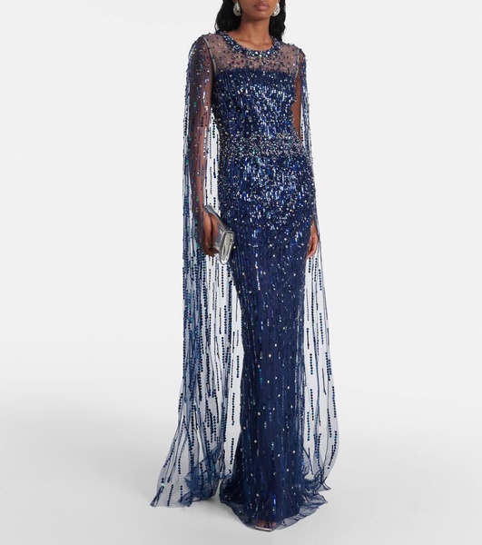 Lux sequined gown