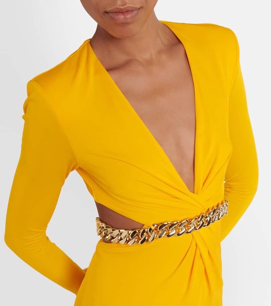 Phoenix cutout jersey midi dress