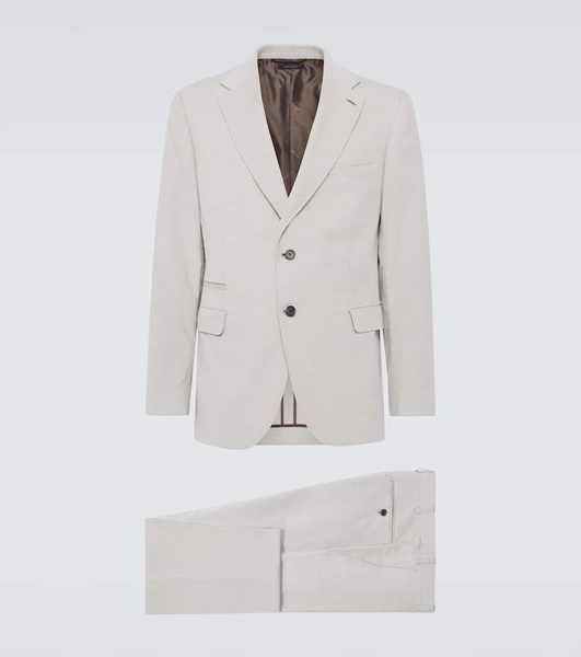 Trevi cotton and cashmere corduroy suit