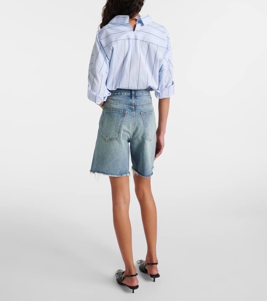 Russel low-rise denim shorts