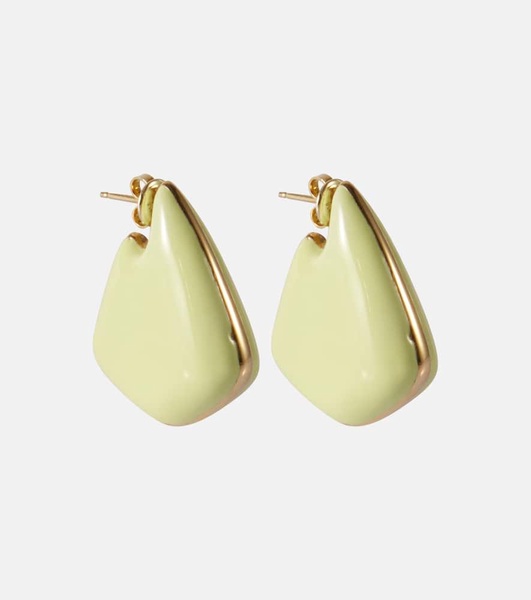 Fin Small 18kt gold-plated sterling silver earrings