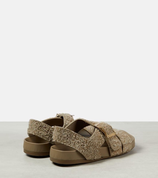 Paula's Ibiza Ease brushed suede sandals