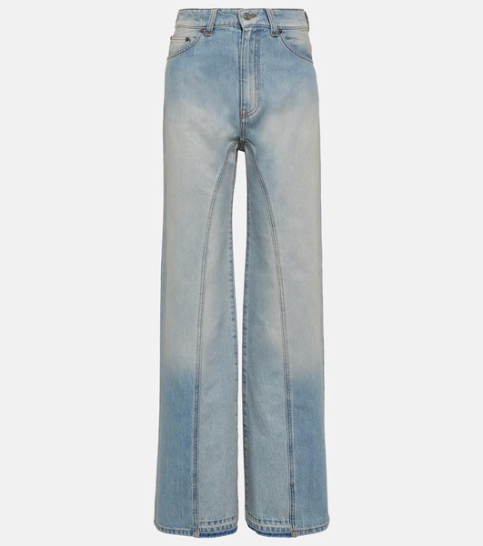 High-rise wide-leg jeans