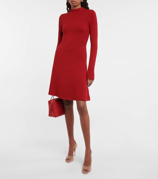 Mockneck minidress