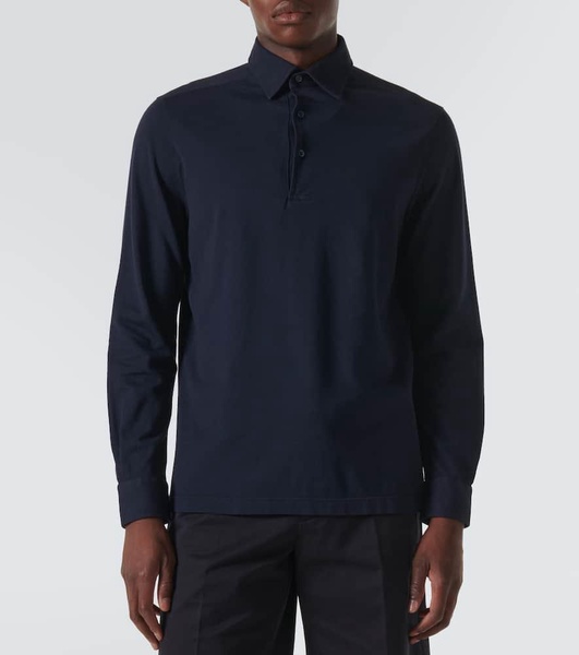 Cotton pique polo shirt