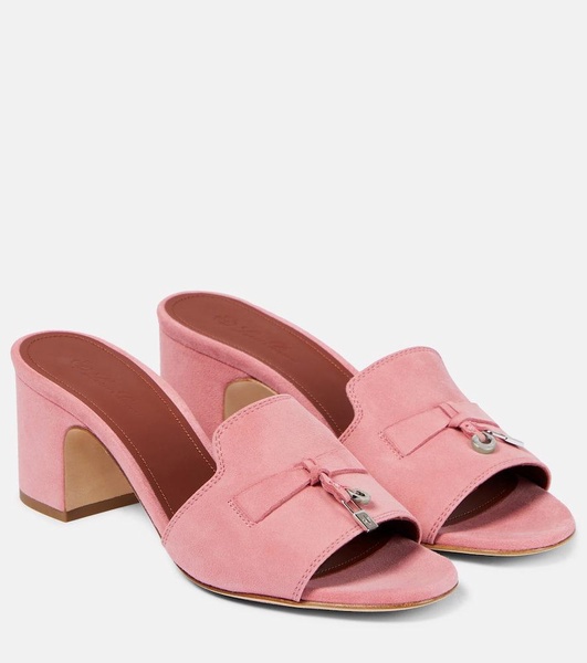 Summer Charms suede mules