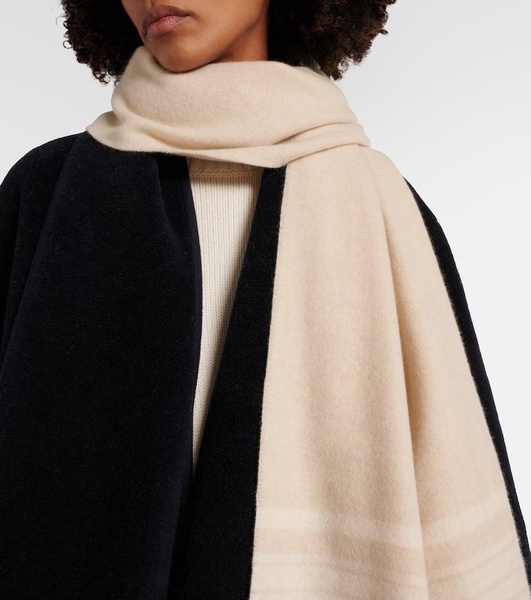 The Suitcase Stripe cashmere scarf