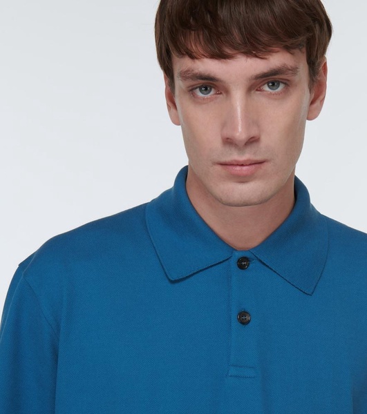 Curb oversized piqué polo shirt