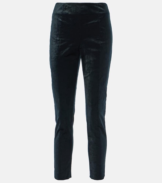 Honolulu velvet slim pants