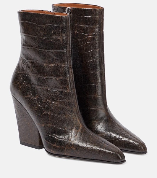 Jane leather ankle boots