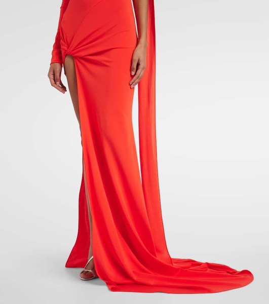 Asymmetric gown