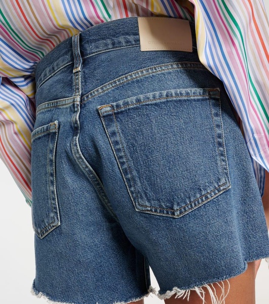 Annabelle high-rise denim shorts