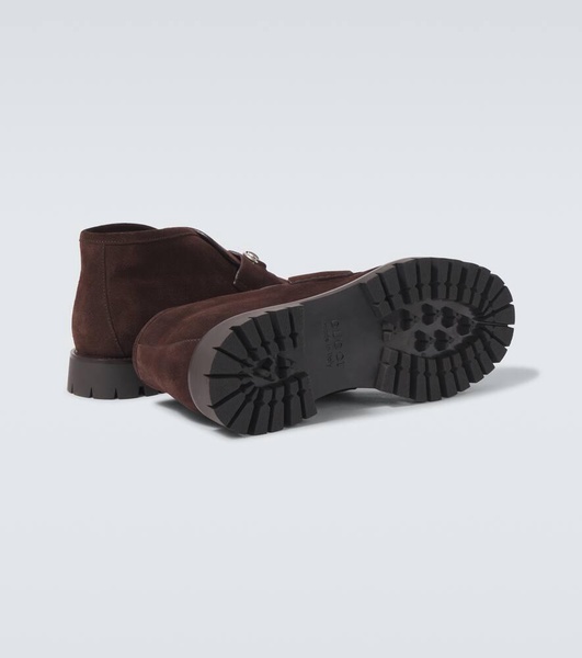 Horsebit suede desert boots