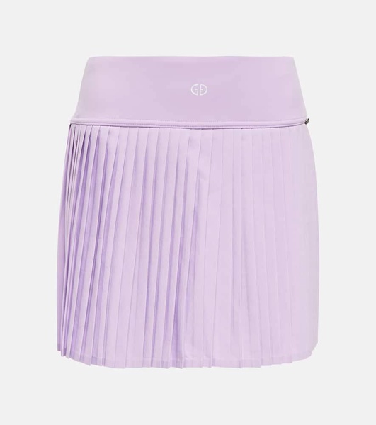 Pleated miniskirt