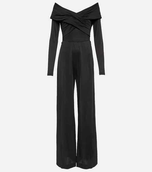 Lucien jersey off-shoulder jumpsuit