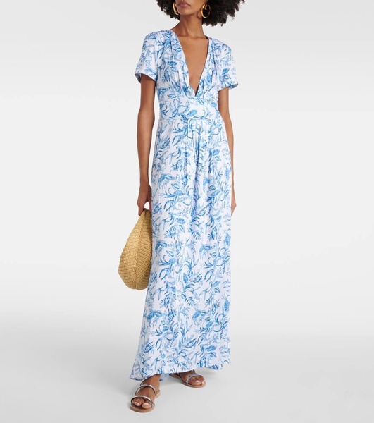 Lou printed maxi dress